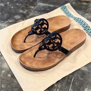 Tory Burch Black cloud Sandals for Women - worn twice